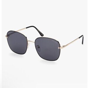 *TOM FORD* NIB Gold with Blue Lense Sunglasses